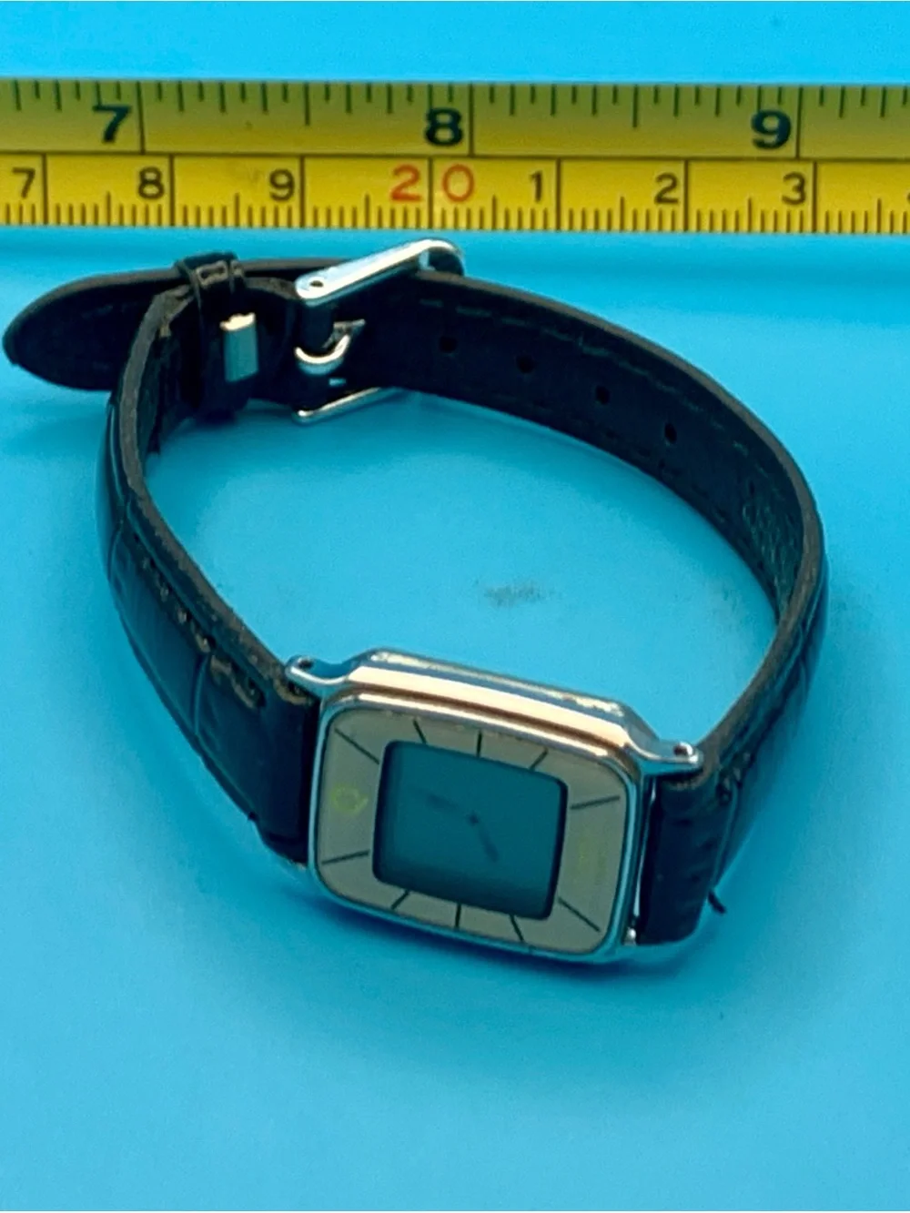 TIMEX ILLUSION Women’s Vintage 1986 LCD Analog Style Watch Works New Batt/Strap